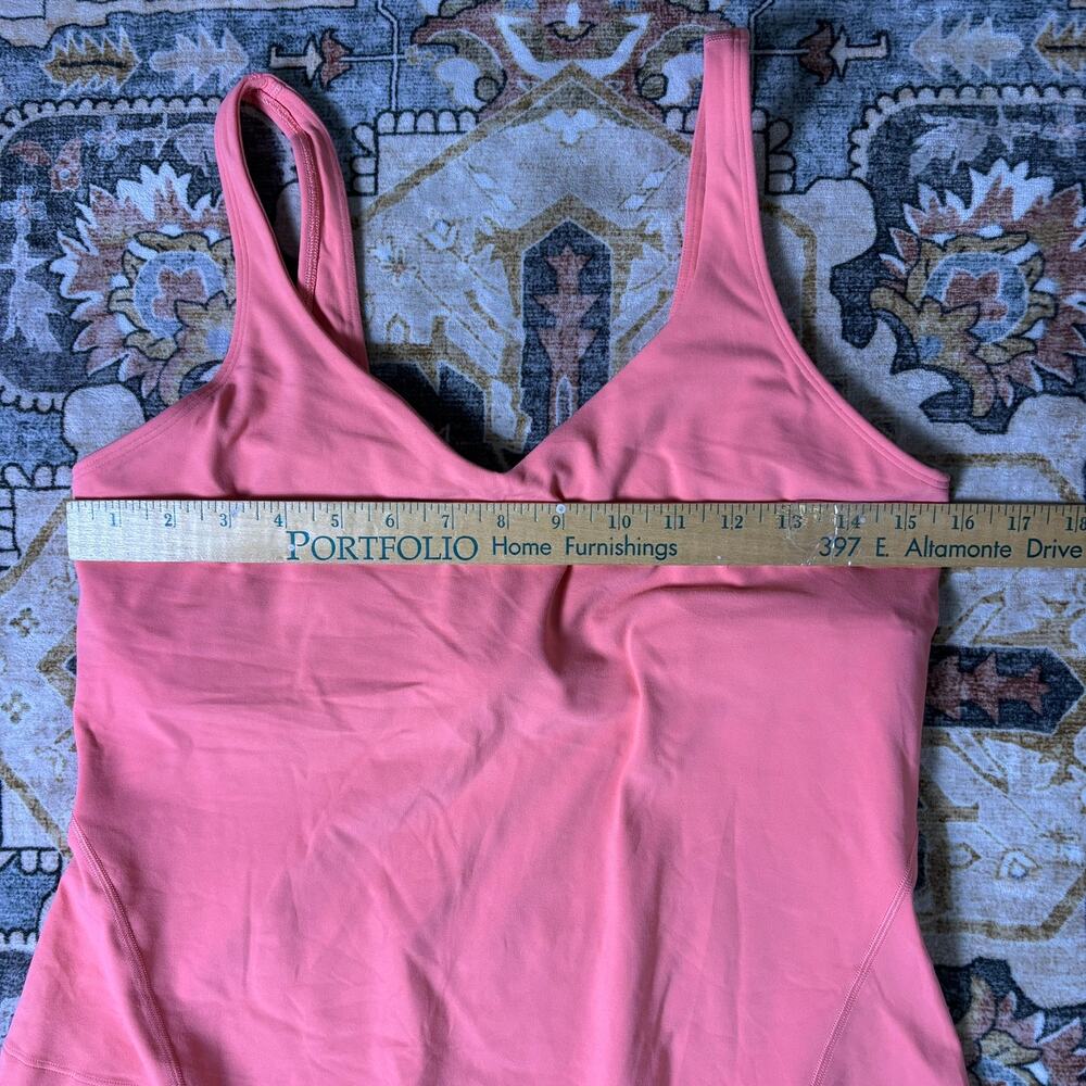 Lululemon Align Waist Length Tank Top in Raspberry Cream Color Bright Pink 12 - Picture 10 of 14